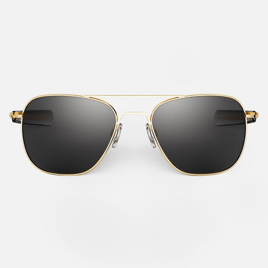Aviator - 23k Gold & American Gray