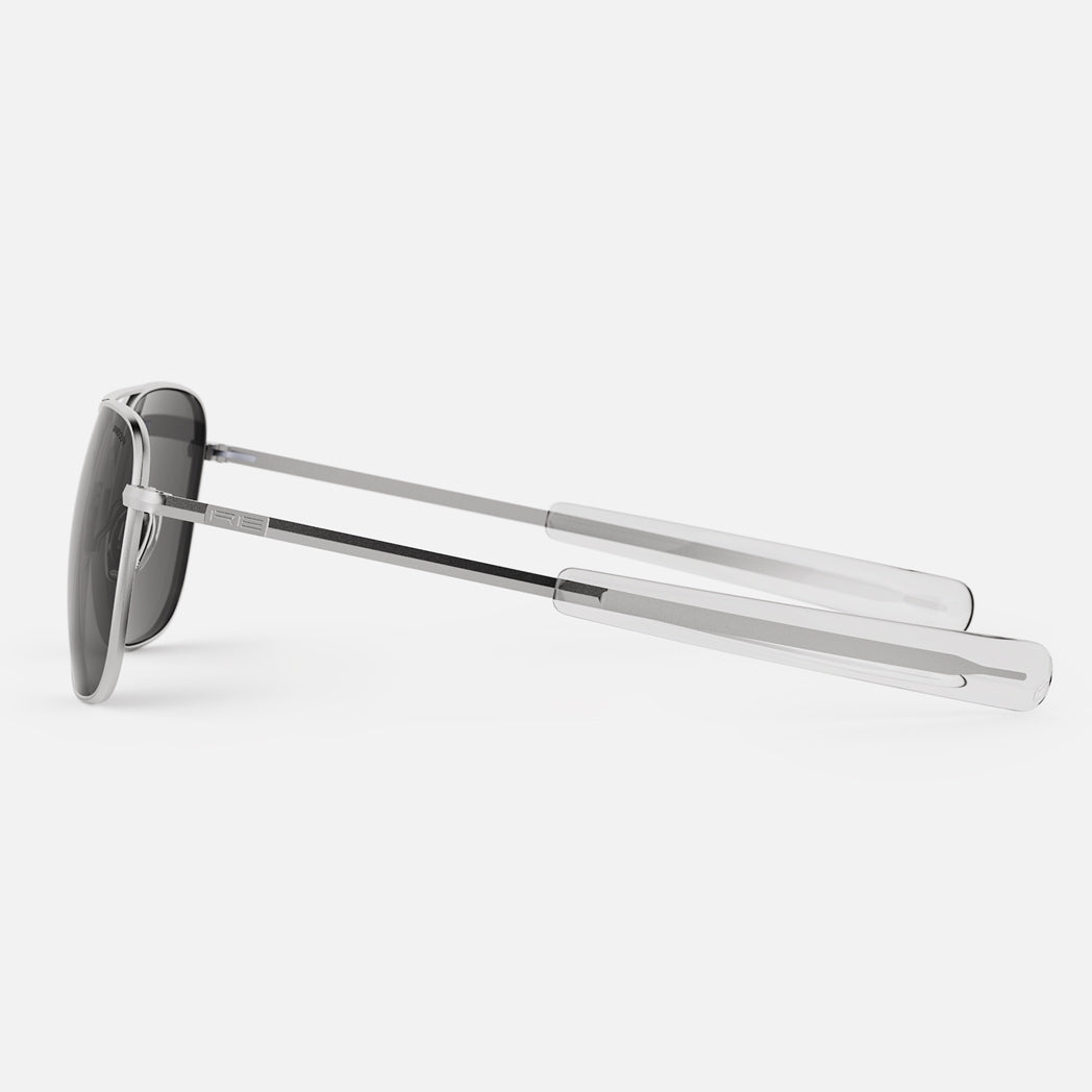 Aviator - Matte Chrome & American Gray
