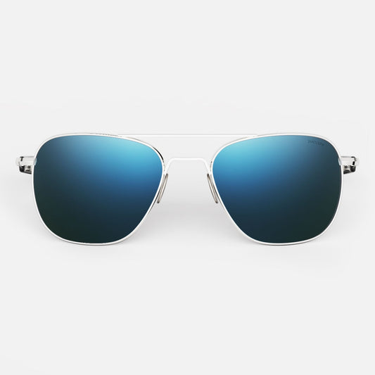 Aviator - 23k White Gold & Cobalt