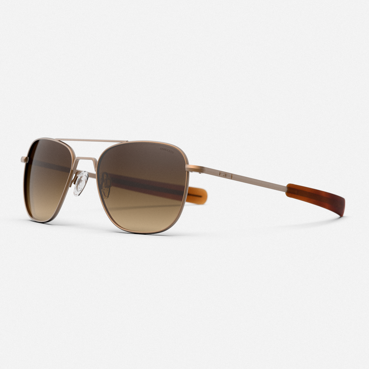 Aviator - 22k Satin Chocolate Gold & Cape Sand