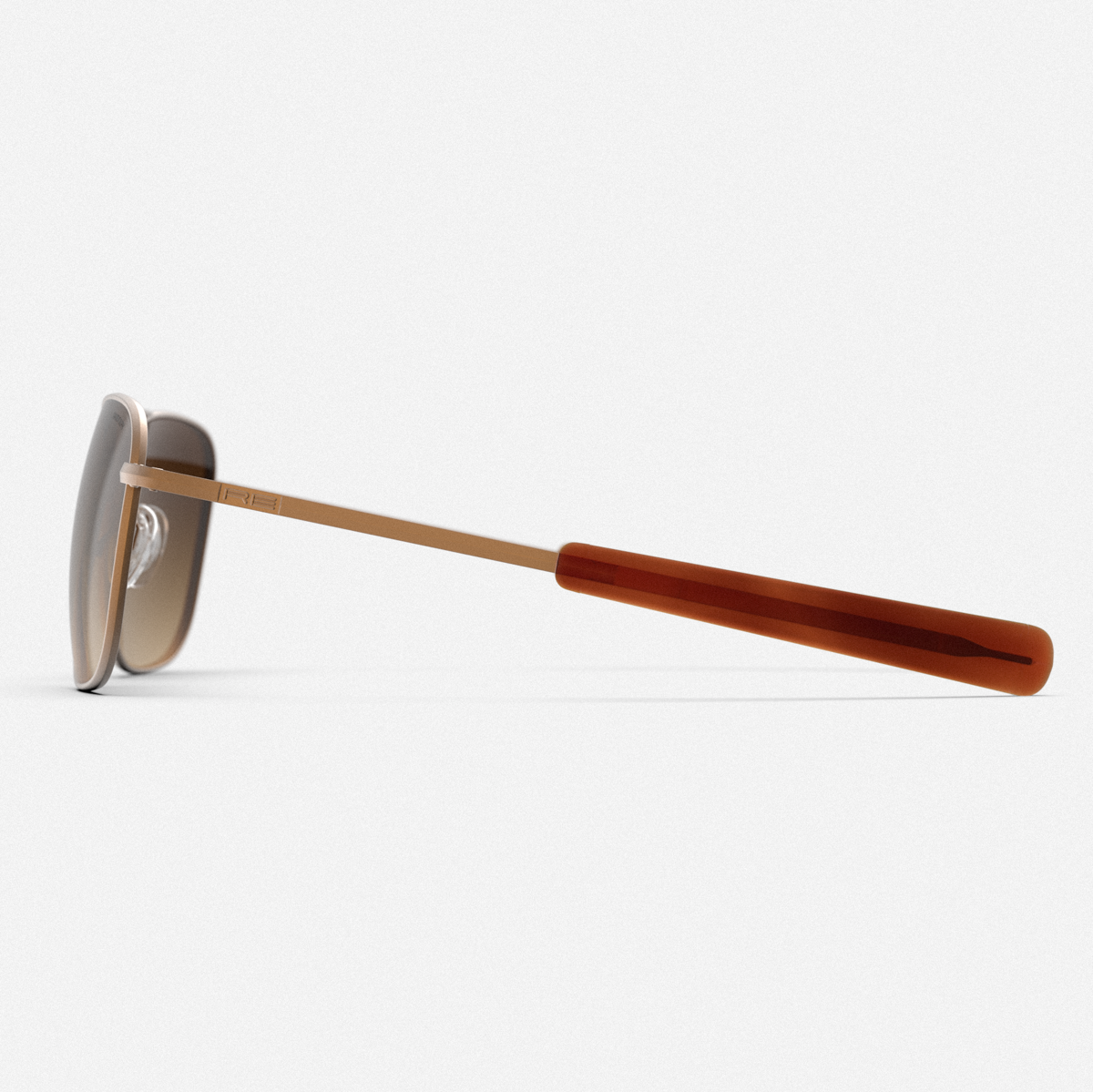 Aviator - 22k Satin Chocolate Gold & Cape Sand