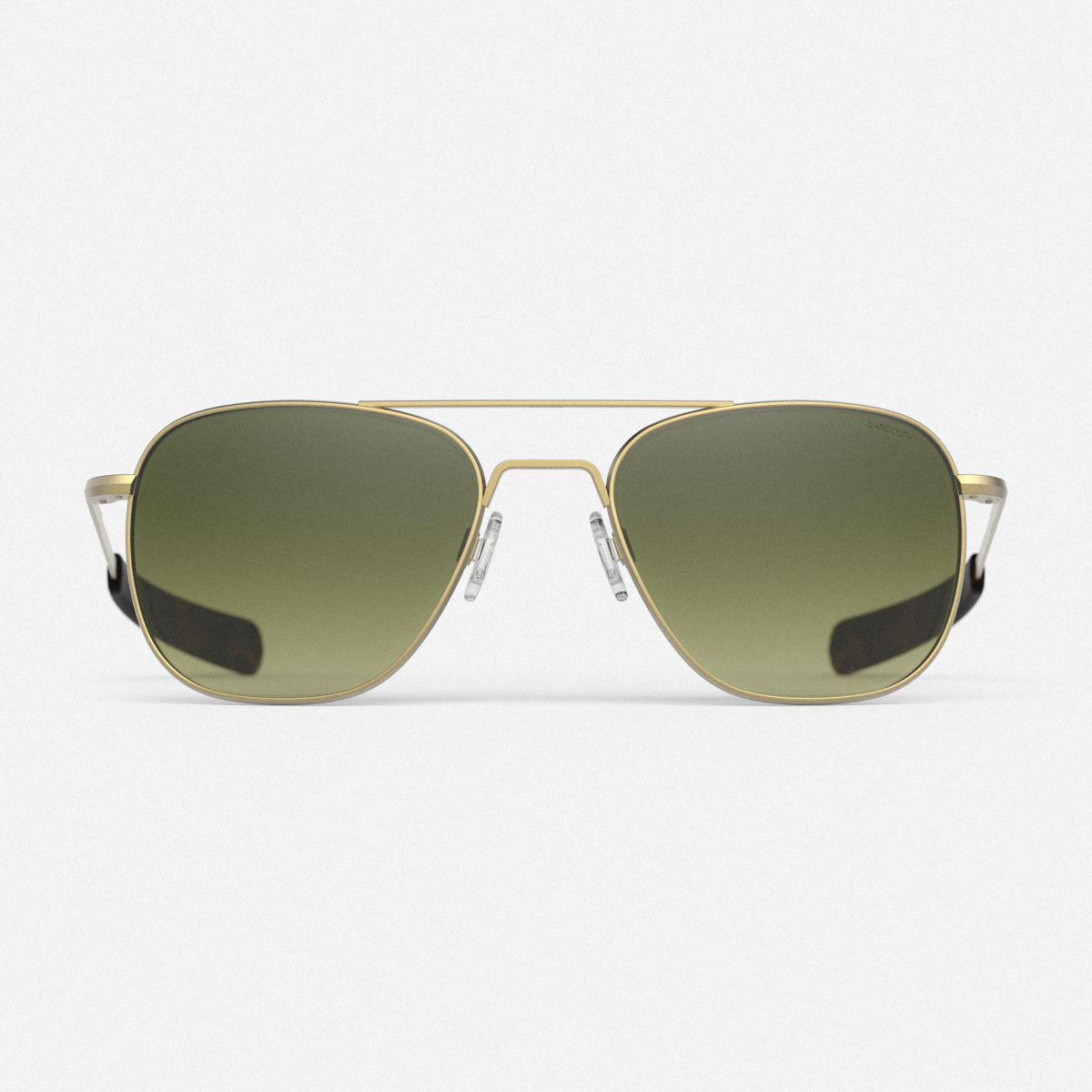 Aviator - 23k Satin Gold & Evergreen